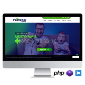SCRIPT SITE PARA PROVEDOR DE INTERNET COM PAINEL ADMIN EM PHP COD-8023